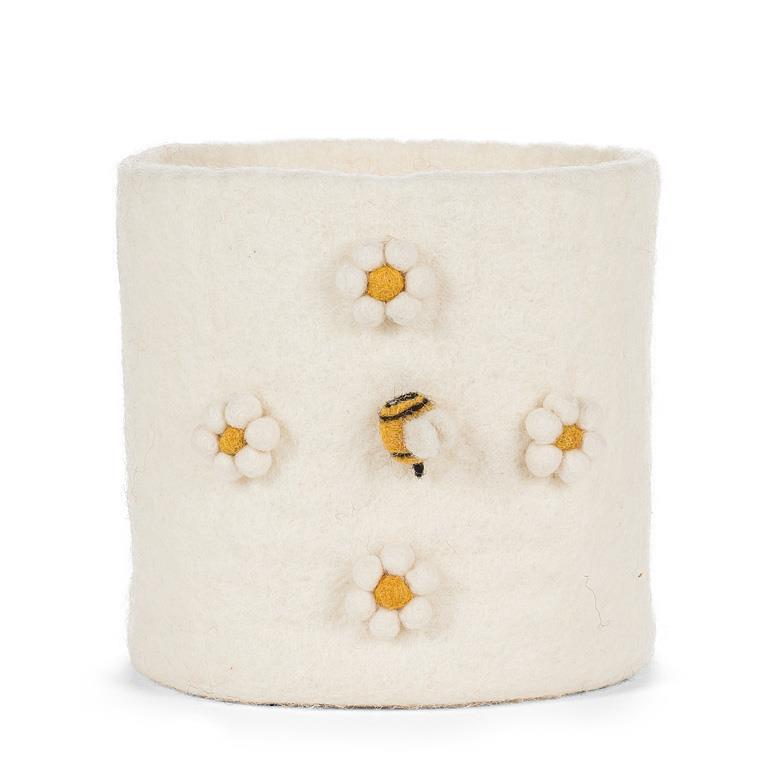 Pot feutre Pompom abeille