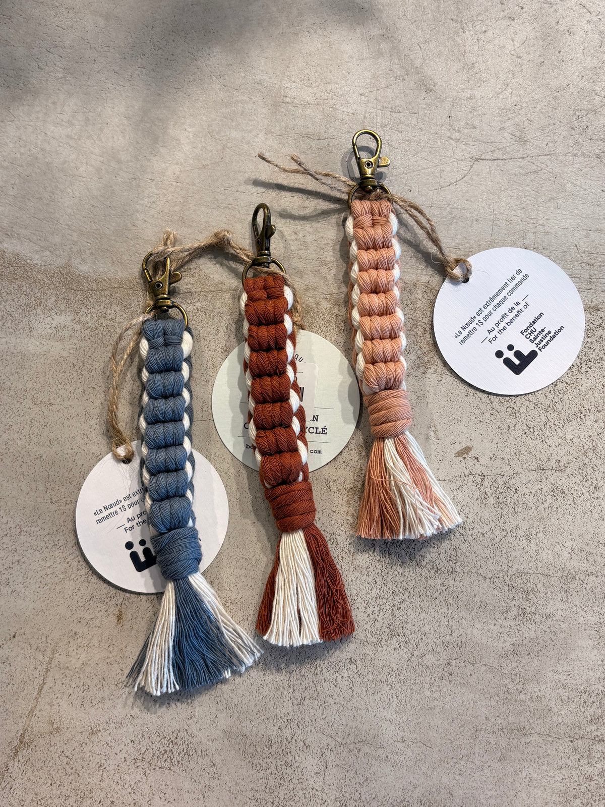 Porte-clés 2 couleurs
