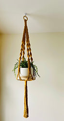 Jardinière en macramé La Fêtée