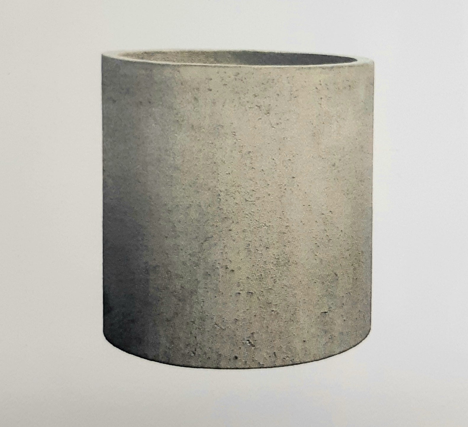Pot cylindre en béton